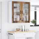 Væglågskab LUCCA Gammelt træ 80 x 31 x 80 cm Konstrueret træ