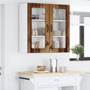 Væglågskab LUCCA Gammelt træ 80 x 31 x 80 cm Konstrueret træ