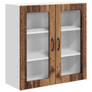 Væglågskab LUCCA Gammelt træ 80 x 31 x 80 cm Konstrueret træ