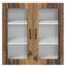 Væglågskab LUCCA Gammelt træ 80 x 31 x 80 cm Konstrueret træ