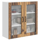 Væglågskab LUCCA Gammelt træ 80 x 31 x 80 cm Konstrueret træ