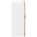 Væglågskab LUCCA Gammelt træ 80 x 31 x 80 cm Konstrueret træ