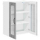 Væglågskab LUCCA Grå sonoma-eg 60 x 31 x 80 cm Konstrueret træ