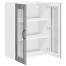 Væglågskab LUCCA Grå sonoma-eg 60 x 31 x 80 cm Konstrueret træ