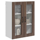 Væglågskab LUCCA Brunt eg 60 x 31 x 80 cm Konstrueret træ