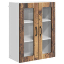 Væglågskab LUCCA Gammelt træ 60 x 31 x 80 cm Konstrueret træ
