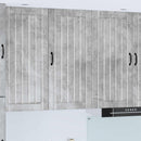 Vægskab LUCCA Betongrå 50 x 31 x 100 cm Konstrueret træ