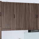 Vægskab LUCCA Brunt eg 50 x 31 x 100 cm Konstrueret træ