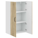 Vægskab LUCCA Sonoma-eg 60 x 31 x 100 cm Konstrueret træ