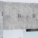 Vægskab LUCCA Betongrå 60 x 31 x 100 cm Konstrueret træ