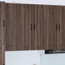 Vægskab LUCCA Brunt eg 60 x 31 x 100 cm Konstrueret træ