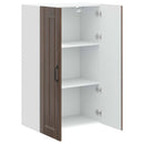 Vægskab LUCCA Brunt eg 60 x 31 x 100 cm Konstrueret træ