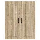 Vægskab LUCCA Sonoma-eg 80 x 31 x 100 cm Konstrueret træ