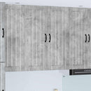 Vægskab LUCCA Betongrå 80 x 31 x 100 cm Konstrueret træ