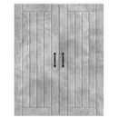 Vægskab LUCCA Betongrå 80 x 31 x 100 cm Konstrueret træ