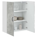 Vægskab LUCCA Betongrå 80 x 31 x 100 cm Konstrueret træ