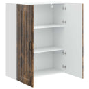 Vægskab LUCCA Røget eg 80 x 31 x 100 cm Konstrueret træ