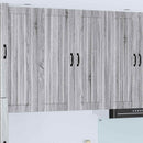 Vægskab LUCCA Grå sonoma-eg 80 x 31 x 100 cm Konstrueret træ