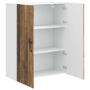 Vægskab LUCCA Gammelt træ 80 x 31 x 100 cm Konstrueret træ