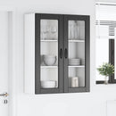 Væglågskab LUCCA Sort 80 x 31 x 100 cm Konstrueret træ
