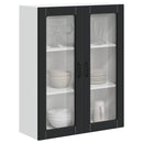 Væglågskab LUCCA Sort 80 x 31 x 100 cm Konstrueret træ