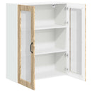 Væglågskab LUCCA Sonoma-eg 80 x 31 x 100 cm Konstrueret træ