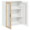 Væglågskab LUCCA Sonoma-eg 80 x 31 x 100 cm Konstrueret træ