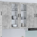 Væglågskab LUCCA Betongrå 80 x 31 x 100 cm Konstrueret træ