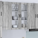 Væglågskab LUCCA Grå sonoma-eg 80 x 31 x 100 cm Konstrueret træ