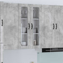 Væglågskab LUCCA Betongrå 60 x 31 x 100 cm Konstrueret træ