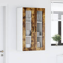 Væglågskab LUCCA Røget eg 60 x 31 x 100 cm Konstrueret træ
