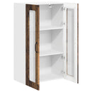 Væglågskab LUCCA Gammelt træ 60 x 31 x 100 cm Konstrueret træ