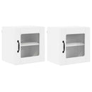 Væglågskab PORTO 2 pcs Hvid 40 x 31 x 40 cm Konstrueret træ