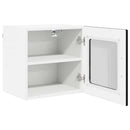 Væglågskab PORTO 2 pcs Sort 40 x 31 x 40 cm Konstrueret træ