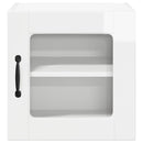 Væglågskab PORTO 2 pcs Høj gloss hvid 40 x 31 x 40 cm