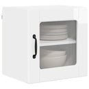 Væglågskab PORTO 2 pcs Høj gloss hvid 40 x 31 x 40 cm