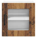 Væglågskab PORTO 2 pcs Gammelt træ 40 x 31 x 40 cm