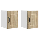 Vægskab PORTO 2 pcs Sonoma eg 30 x 31 x 40 cm Konstrueret træ