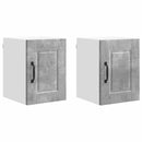 Vægskab PORTO 2 pcs Beton Grå 30 x 31 x 40 cm Konstrueret træ
