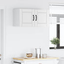 Vægskab PORTO 2 pcs Hvid 40 x 31 x 40 cm Konstrueret træ