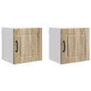Vægskab PORTO 2 pcs Sonoma eg 40 x 31 x 40 cm Konstrueret træ