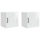 Vægskab PORTO 2 pcs Høj gloss hvid 40 x 31 x 40 cm