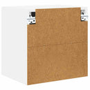 Vægskab PORTO 2 pcs Høj gloss hvid 40 x 31 x 40 cm