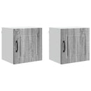Vægskab PORTO 2 pcs Grå Sonoma 40 x 31 x 40 cm Konstrueret træ