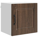 Vægskab PORTO 2 pcs Brun eg 40 x 31 x 40 cm Konstrueret træ