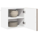 Vægskab PORTO 2 pcs Brun eg 40 x 31 x 40 cm Konstrueret træ