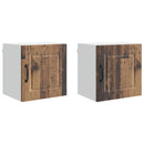 Vægskab PORTO 2 pcs Gammelt træ 40 x 31 x 40 cm Konstrueret træ