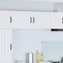 Vægskab PORTO 2 pcs Hvid 50 x 31 x 40 cm Konstrueret træ
