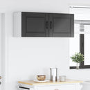 Vægskab PORTO 2 pcs Sort 50 x 31 x 40 cm Konstrueret træ