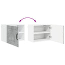 Vægskab PORTO 2 pcs Beton Grå 50 x 31 x 40 cm Konstrueret træ